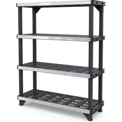 Keter Stellingkast - Fused - 152,4x122,1x45,7cm - Draagkracht 180kg - Zwart