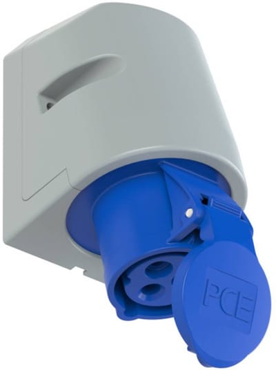 PCE 113-6tt CEE-CARA-wandcontactdoos 16 A 3-polig 230 V 1 stuk(s)