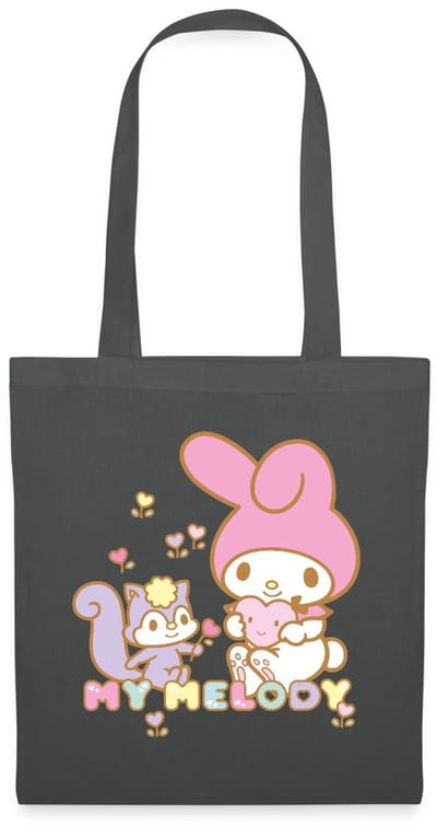 My Melody Plukt Hartbloemen Met Risu Tas Van Stof Schoudertas