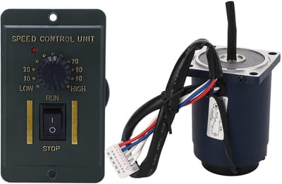 Allecto - 6W Reductiemotor - Elektrische motor - Variabele snelheid - 2800RPM - Verstelbare controller - Geschikt voor diverse toepassingen