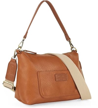 Kleine Dames Schoudertas van Canvas en PU - Casual Handtas voor Dagelijks Gebruik