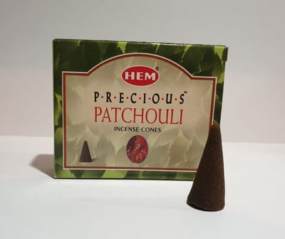 HEM Wierook kegels patchouli