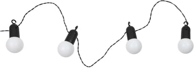 Home Deco Factory Feestverlichting lichtsnoer - 20 LED lampen - warm wit - 1070 cm - buiten - tuinverlichting