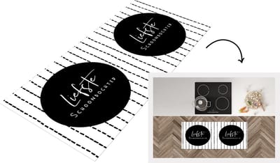 Keukenloper - Loper keuken - Spreuken - Dochter - Design - 120x50 cm - Keukenloper vinyl