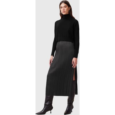 AllSaints Vittoria Dress Black Taglia: M | Abiti Midi Outlet | Donna | Nero