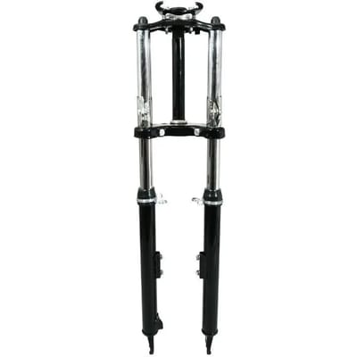 vork p2r voor bromfiets peugeot 50 103 sp 1979 tot 2020 diameter 26 mm / zwart nieuw