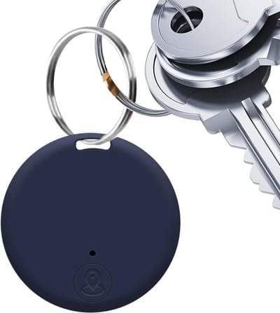 Locatie Tracker - Slimme Tag - Dingen Vinden - Waarschuwing op Afstand - 3.8 x 3.8 cm - Zwart