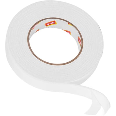 Ruban Mousse 2,5 mm d'Épaisseur Haute Adhésivité Double Face Facile à Déchirer 24 mm X 5 y Ruban Mousse pour Bureau Artisanat Maison gray