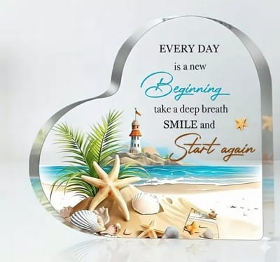 Cadeau - Een nieuw begin - Every day is a new beginning - Steun - Dankbaar - Kado - Geschenk - Hart - Troost