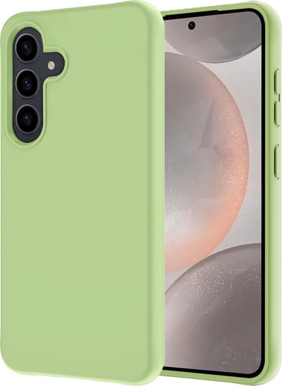 Hoesje - Geschikt voor Samsung Galaxy S24 - Sterk & Shockproof - Hoes Cover - Siliconen Case - Groen