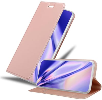 Cadorabo Hoesje geschikt voor Samsung Galaxy S21 ULTRA in CLASSY ROSE GOUD - Beschermhoes met magnetische sluiting, standfunctie en kaartvakje Book Case Cover Etui