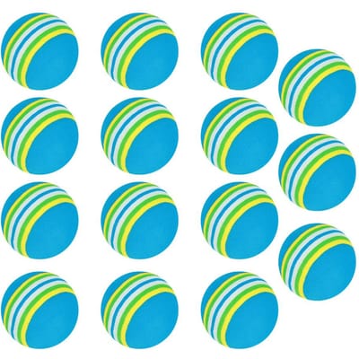 15PCS Mousse EVA Léger 70% Élasticité Utilisation Sûre Pratique Intérieure Aire de Jeu Balle de Golf Jouet pour