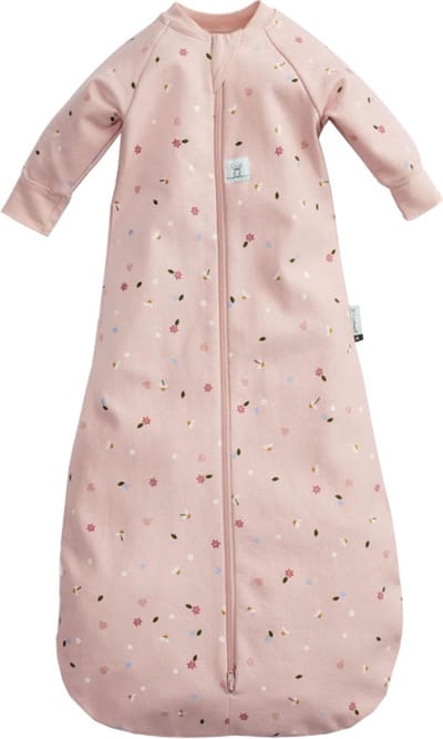 Ergopouch Jersey Slaapzak met mouwen - 1,0 Tog - Slaapzak baby - Slaapzakken - Slaapzak - Slaapzak 8-24 md - Slaapzak 90 cm - Daisies
