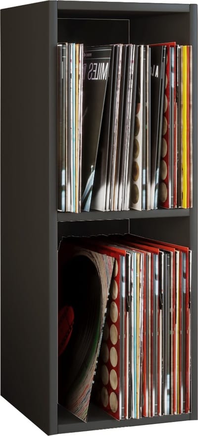 Houten platenstandaard LP-plank Archiefstandaard Platto 2-voudig