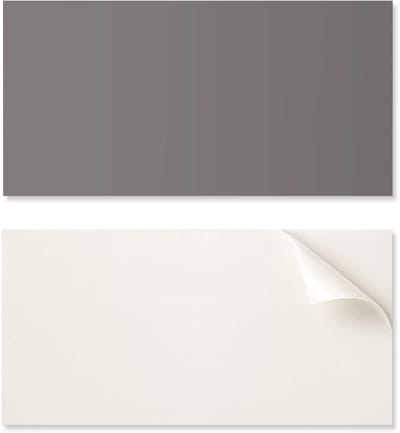 Vinyl wandpaneel voor moderne interieurdecoratie, 100x50 cm, grijs.