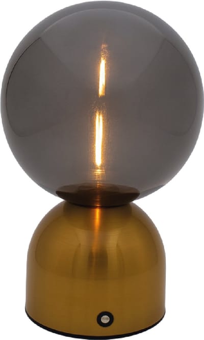 Luxus Europe - Tafellamp Touch Lina Goud - Draadloze LED Tafellamp Binnen - USB-C Oplaadbaar - Touchbediening - Dimbaar - 3 Lichtkleuren