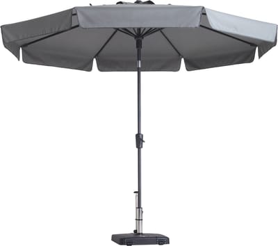Madison - Parasol Flores Rond -  300cm - Lichtgrijs