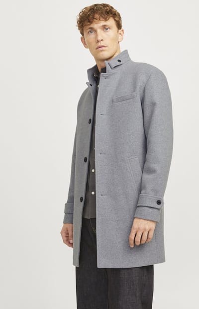 JACK&JONES ESSENTIALS - JJEMELTON WOOL BLEND COAT SN Heren Jas