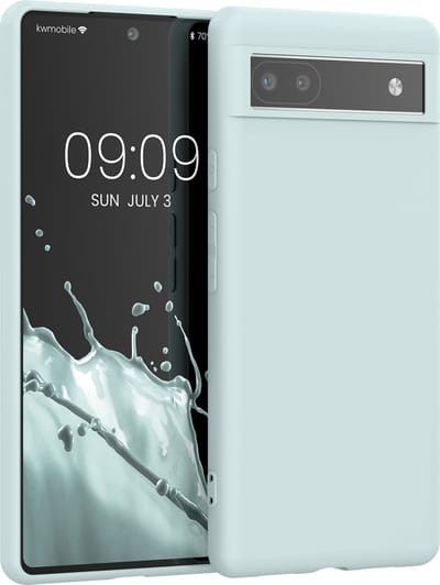 kwmobile telefoonhoesje geschikt voor Google Pixel 6a - Hoesje voor smartphone - Back cover in cool mint