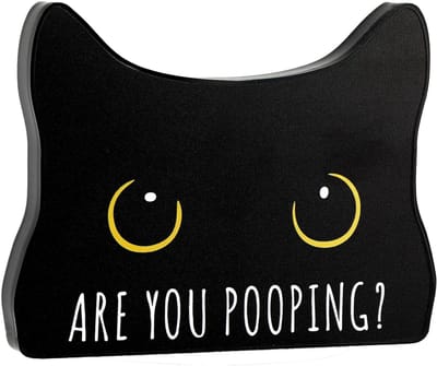 Dailygoods- Badkamerbord Grappige Tekst - Badkamerdecoratie - Acryl Wanddecoratie - Cadeau voor Dierenliefhebbers - Humoristische Decoratie - Vrolijke Sfeer