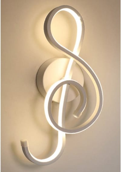 Minimalistische Wandlamp - Hanglamp - Wit - Warm Wit Licht - Lamp - Muurlamp - Decoratieve Verlichting