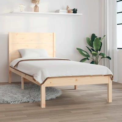 vidaXL - Bedframe - zonder - matras - massief - grenenhout - 90x200 - cm