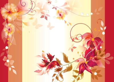 Fotobehang Floral Design | XL - 208cm x 146cm | 130g/m2 Vlies