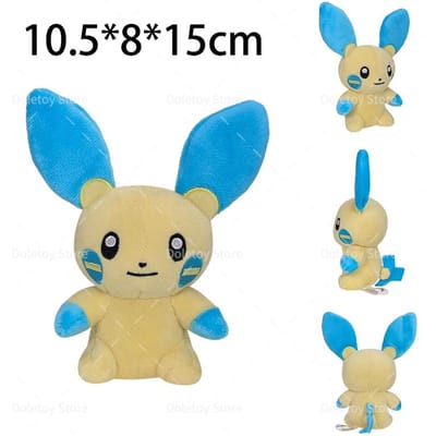 Fit Series Pokemon Pluche Wooper Kangaskhan Minun Plusle Phantump Duskull Lichtgevende Ogen Zacht Dier Knuffelpop Kinderverjaardag Duurzaam Speelgoed