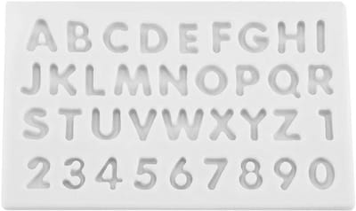 Siliconen Mold voor Letters en Cijfers - 3D Cake Decoratie, Fondant en Chocolade Maken - Creatieve Bakvorm voor Taarten en Soap 11.00 * 7.50 * 1.80