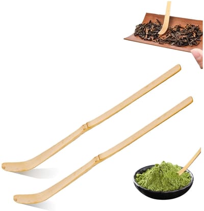 Dailygoods- Matcha Lepel 18 cm - Bamboe Lepel - Set van 2 - Japanse Chashaku - Thee Ceremonie - Thee Accessoires - Theelepel