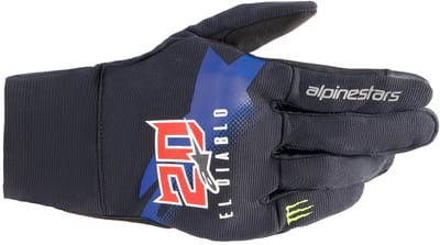 Alpinestars FQ20 Reef Monster Zwart Blauw Felrood Groen - Handschoen