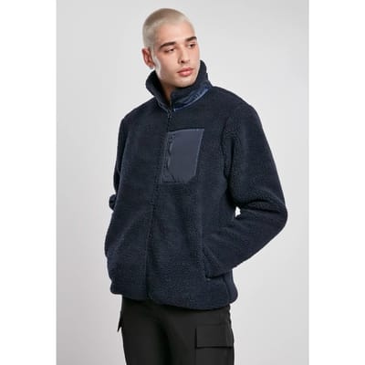 Urban Classics Jacket Sherpa Jacket Midnightnavy-3XL