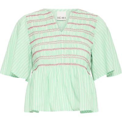 Damesblouse met korte mouwen Ichi Ihlocy Ss