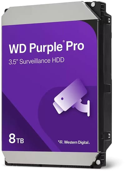 Western Digital Purple Plus - Interne harde schijf - HDD - 256MB Cache - 8 TB