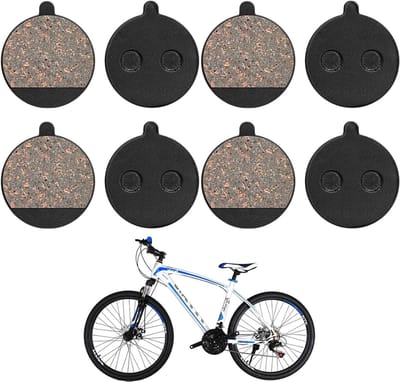 Semi-metaal Remblokken voor Fietsen - Universele Maat 24.5x21.5mm - Geschikt voor E-Bikes en Stadsfietsen