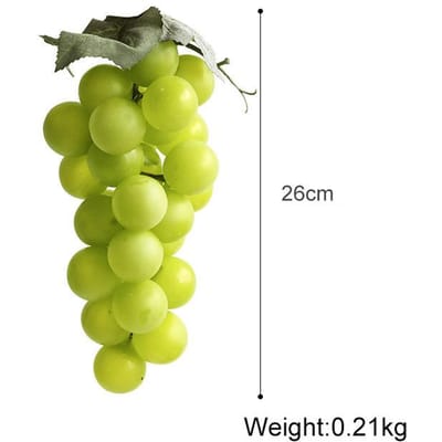 Simulatie Groene Druiven Model Realistisch Qingwang Kunstfruit Nep Voedsel Rekvisieten Voor Winkel Etalage Huisfeest Decoratie (grape,26cm)