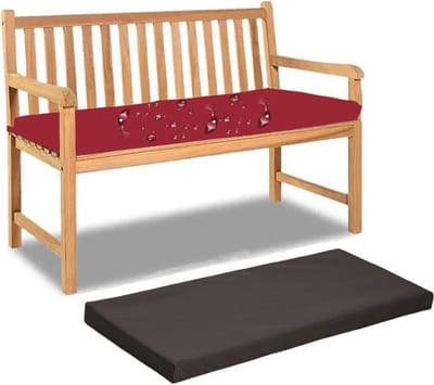 Tuinkussen Bank - Buitenmeubilair Kussen - Comfortabel Zitten - Waterdichte Stof - 170x35cm - Bruin