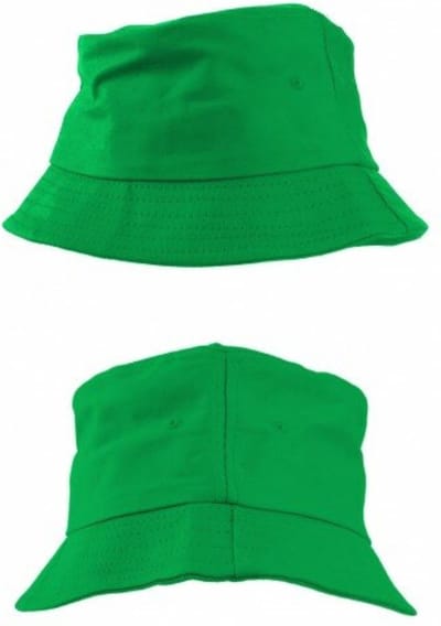 Bucket Hat - Vissershoedje - Heren - Dames - Festival Accessoires - 58 Cm - Groen