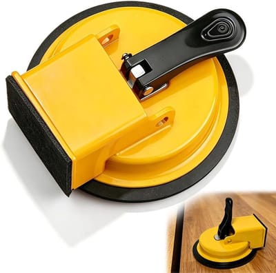 Vloerfixatiegereedschap - Laminaat reparatie - Precisie leggen - Robuuste zuignap - 118 cm zuignap - Geel