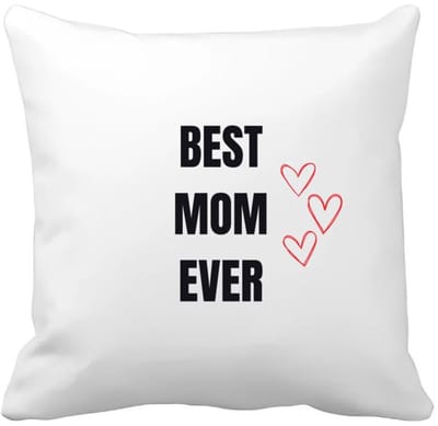 Akyol - best mom ever Kussen hoes - Mama - cadeau mama - cadeau - verjaardag mama - 40 bij 40 cm