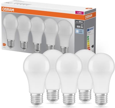 LED Lamp E27 Cool White 4000K 8.50W Matt | Energieklasse A+ | Dimbaar