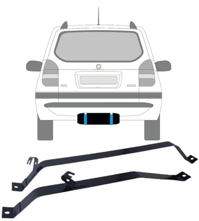 Brandstoftank klemmen voor Opel Zafira A 1999-2005