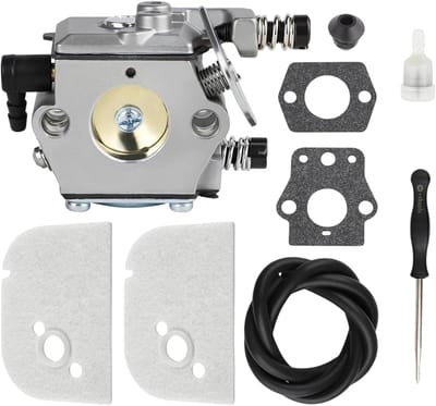 Carburateur Kettingzaag - Motor Onderdeel - Motor Herstel - Metaal Constructie - 14 x 10 x 8 cm - Zoals Afgebeeld