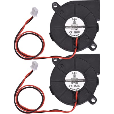 BIGTREETECH 5015 Koelventilator 50x50x15mm 12 V/24 V Borstelloze Fan Blower Fan 2Pin Connector voor 3D Printer Onderdelen 12V 2PCS