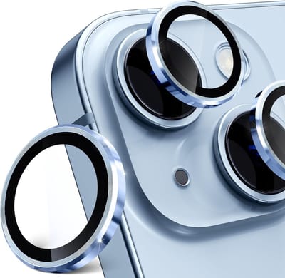iPhone 15 / 15 Plus Camera Lens Screen Protector Blauw - Screenprotector - Camera Protector iPhone 15