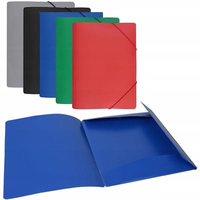 Biurfol PP Map met Elastiek A4/20mm Rood