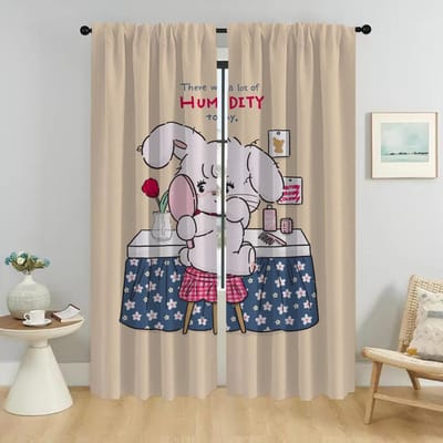 Keukengordijnen voor Woonkamer Mikko Home Interieurgordijnen 2 Stuks Halloween Decoratie Shades Tule voor Slaapkamer Afscheiding W50xH70cmx2pcs-CL gray