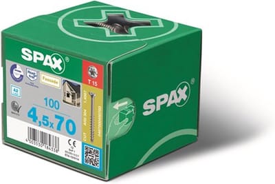 Spax Spaanplaatschroef Verzinkt PK 6.0 x 70 - 100 stuks