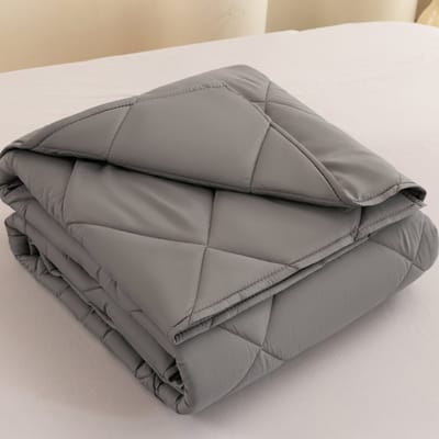Hoesloos Dekbed - 140x200cm – Wasbaar, Ademend en Zacht – Antraciet