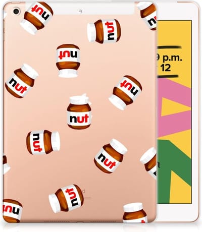 Back Cover voor Apple iPad 10.2 | iPad 10.2 (2020) | 10.2 (2021) Tablet Cover Nut Jar
